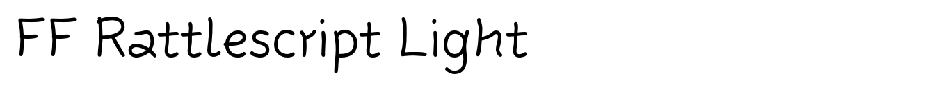 FF Rattlescript Light